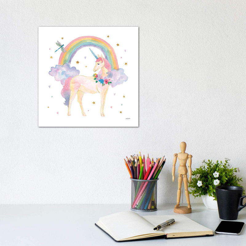 East Urban Home Magical Friends I Dragonfly Kids Wall Décor | Wayfair